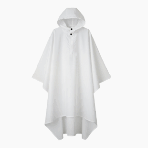 国内生産ポンチョ_ホワイト